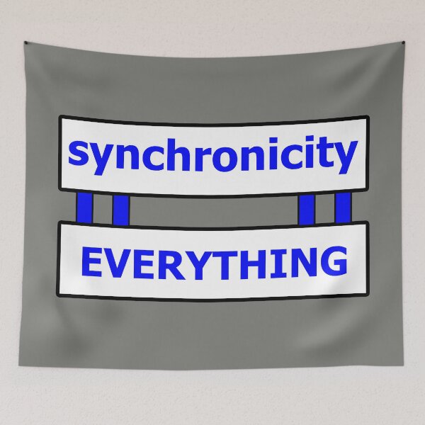 Item preview, Synchronicity Everything is Connected Jungian Psychology 1111 - Blue 1 of 4 designed and sold by Beachy.