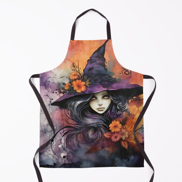 Item preview, alcohol ink halloween witch art designed and sold by dcrc.
