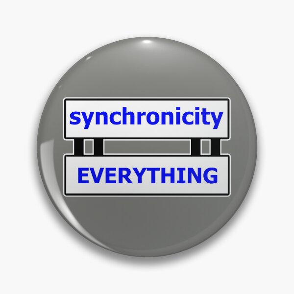 Item preview, Synchronicity Everything is Connected Jungian Psychology 1111 - Blue 2 of 4 designed and sold by Beachy.