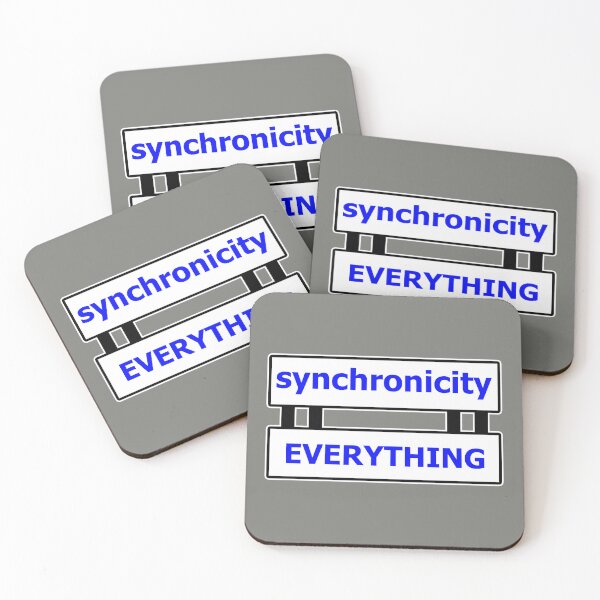 Item preview, Synchronicity Everything is Connected Jungian Psychology 1111 - Blue 2 of 4 designed and sold by Beachy.