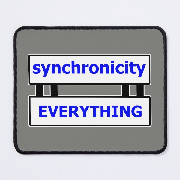 Item preview, Synchronicity Everything is Connected Jungian Psychology 1111 - Blue 2 of 4 designed and sold by Beachy.