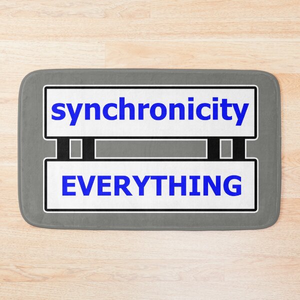 Item preview, Synchronicity Everything is Connected Jungian Psychology 1111 - Blue 2 of 4 designed and sold by Beachy.