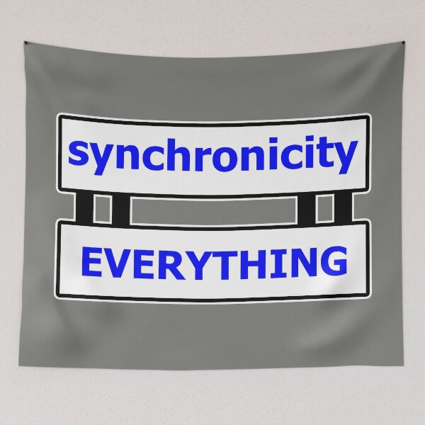 Item preview, Synchronicity Everything is Connected Jungian Psychology 1111 - Blue 2 of 4 designed and sold by Beachy.