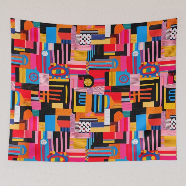 Item preview, Colorful woven fabric pattern #0002 designed and sold by serol.