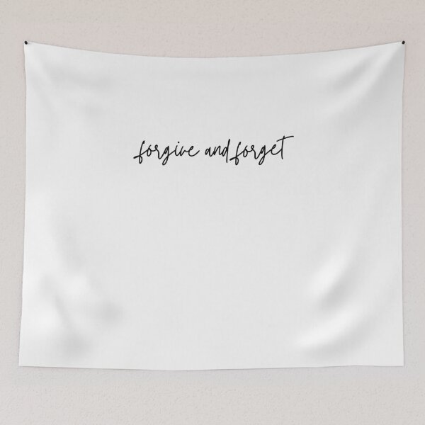 Item preview, forgive and forget pain black and white Quote sticker tshirt designed and sold by Mindlimes.