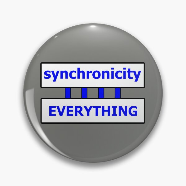 Item preview, Synchronicity Everything is Connected Jungian Psychology 1111 - Blue 3 of 4 designed and sold by Beachy.