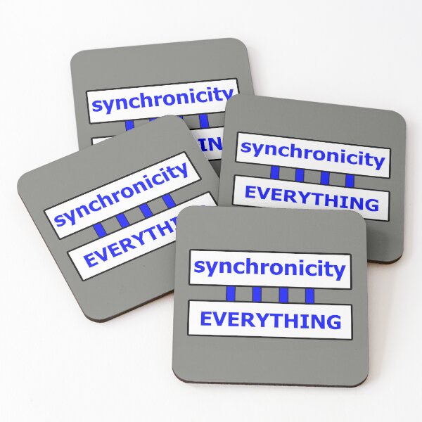 Item preview, Synchronicity Everything is Connected Jungian Psychology 1111 - Blue 3 of 4 designed and sold by Beachy.