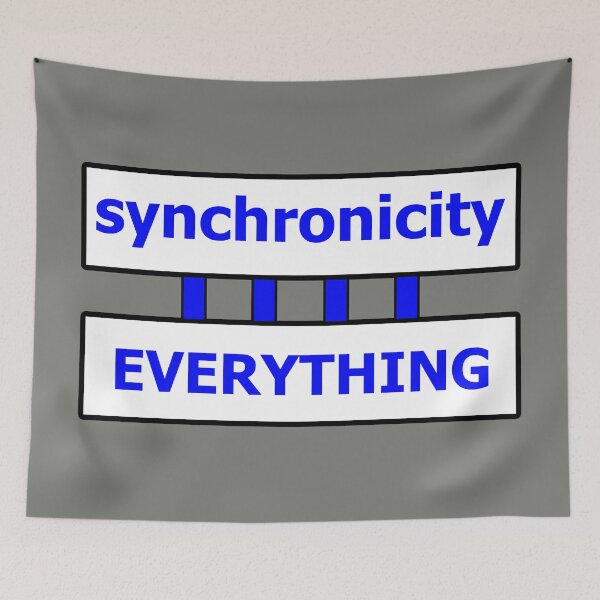 Item preview, Synchronicity Everything is Connected Jungian Psychology 1111 - Blue 3 of 4 designed and sold by Beachy.
