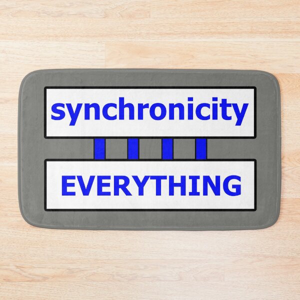 Item preview, Synchronicity Everything is Connected Jungian Psychology 1111 - Blue 3 of 4 designed and sold by Beachy.