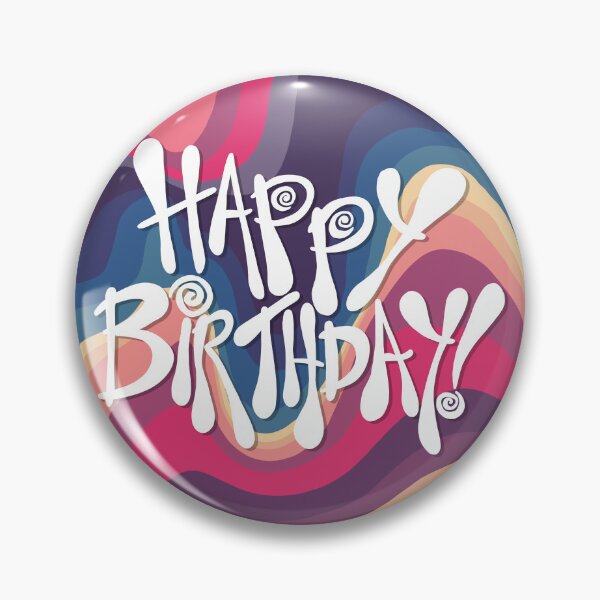 Item preview, “Happy Birthday!” 1 | Groovy Digital Design designed and sold by LiseHoltArt.