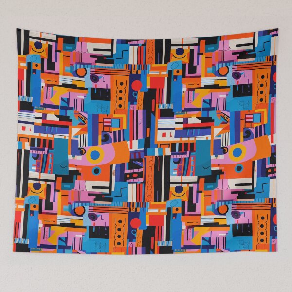 Item preview, Colorful woven fabric pattern #0003 designed and sold by serol.