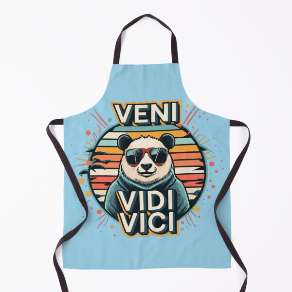 Item preview, Strong Boss Spirit Panda with Sunglasses VENI VIDI VICI Julius Caesar Quote  designed and sold by gyrate.