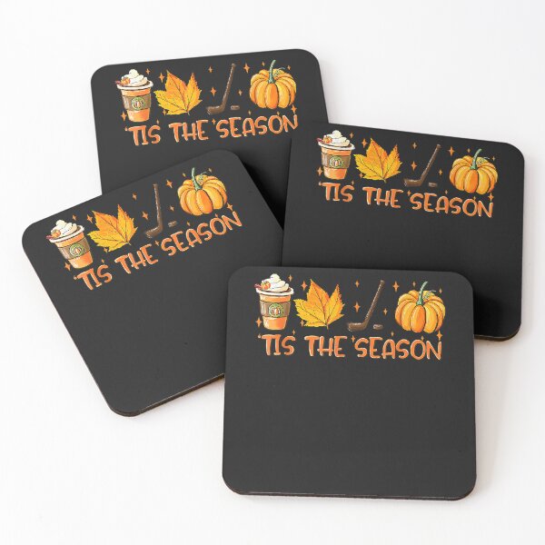 Item preview, Pumpkin Latte Tis The Season Fall Coffee Thanksgiving Hockey designed and sold by William Parker.
