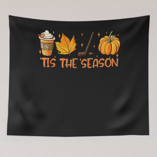 Item preview, Pumpkin Latte Tis The Season Fall Coffee Thanksgiving Hockey designed and sold by William Parker.