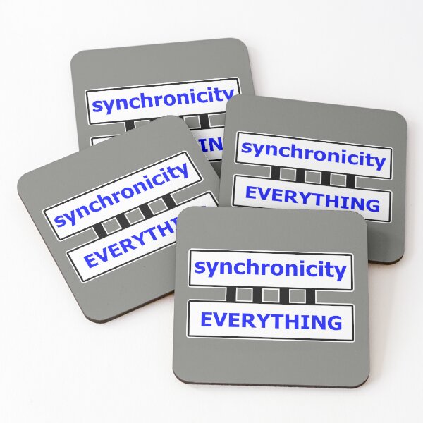 Item preview, Synchronicity Everything is Connected Jungian Psychology 1111 - Blue 4 of 4 designed and sold by Beachy.