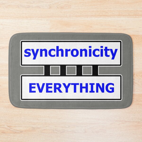 Item preview, Synchronicity Everything is Connected Jungian Psychology 1111 - Blue 4 of 4 designed and sold by Beachy.