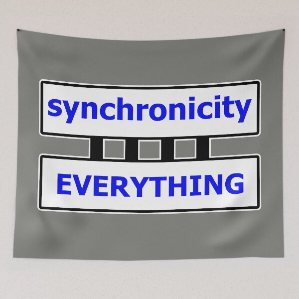 Item preview, Synchronicity Everything is Connected Jungian Psychology 1111 - Blue 4 of 4 designed and sold by Beachy.