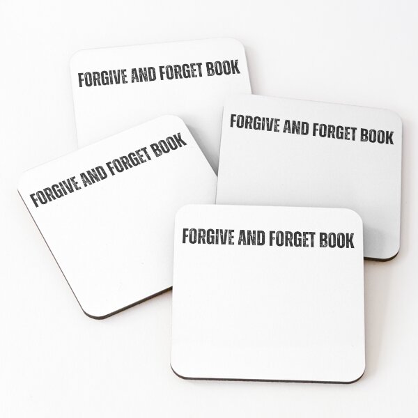 Item preview, forgive and forget book black and white Quote sticker tshirt designed and sold by Mindlimes.