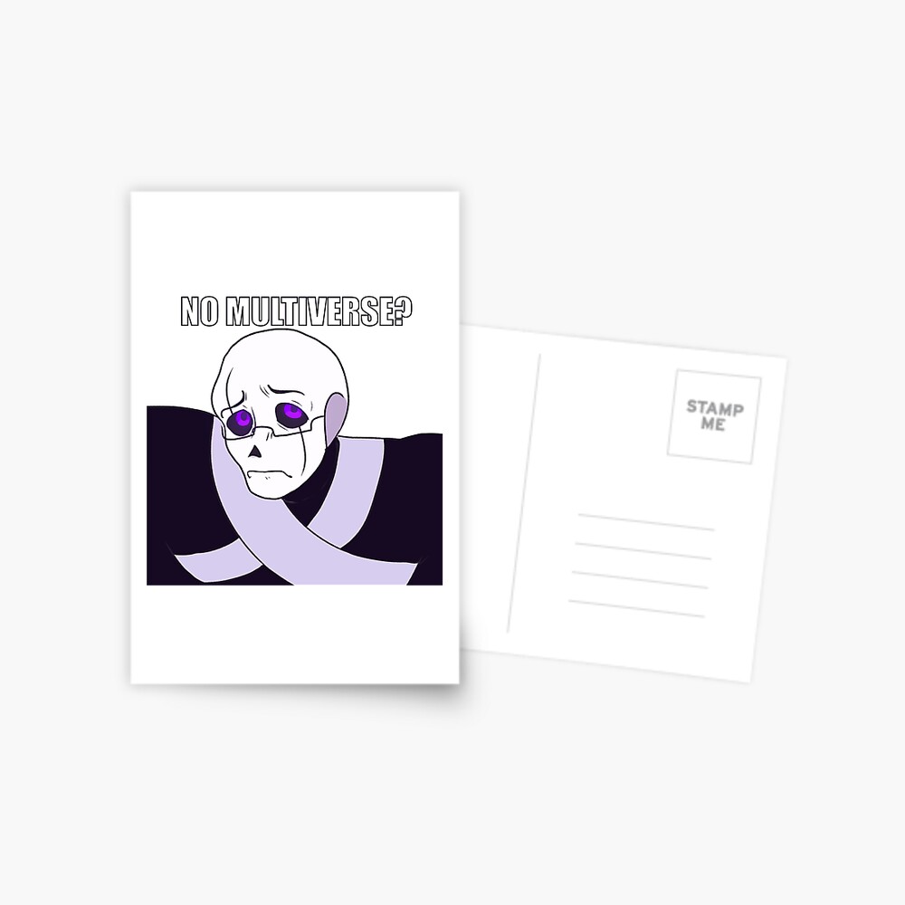 Cross Sans Underverse Postcard by secrettps