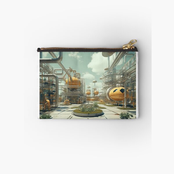 Item preview, Retro Futuristic Factory designed and sold by Custom-Print.