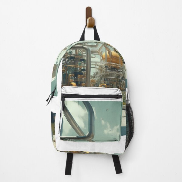Item preview, Retro Futuristic Factory designed and sold by Custom-Print.