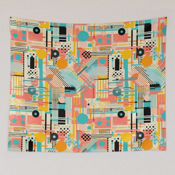 Item preview, Colorful woven fabric pattern #0001 designed and sold by serol.