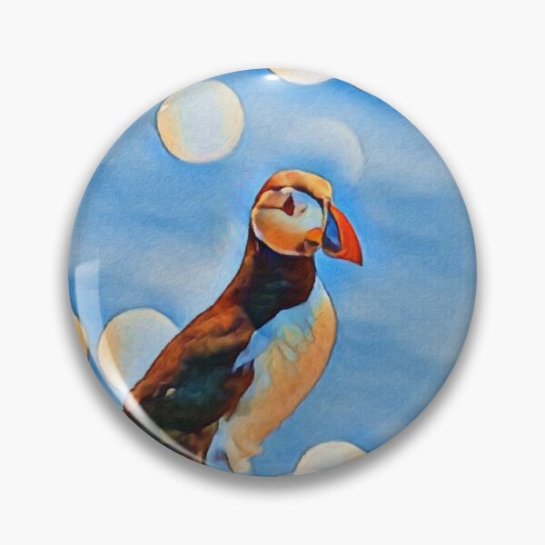 Item preview, Puffin Overlooking The Sea  designed and sold by Heathermarie321.