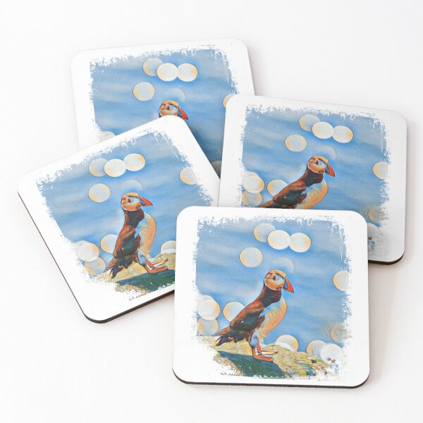 Item preview, Puffin Overlooking The Sea  designed and sold by Heathermarie321.