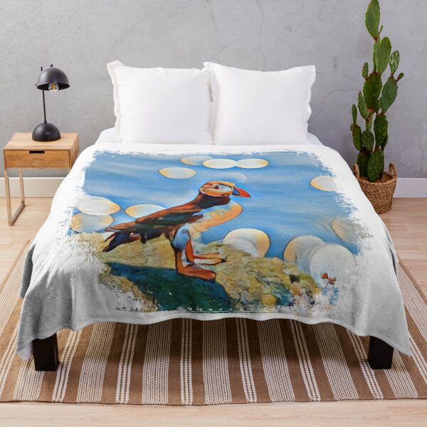 Item preview, Puffin Overlooking The Sea  designed and sold by Heathermarie321.