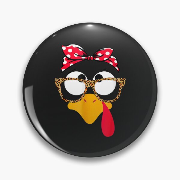 Item preview, Restro Girl Turkey Face Costume, Women Happy Thanksgiving designed and sold by William Parker.