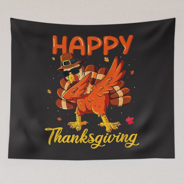 Item preview, Restro Happy Thanksgiving Dabbing Turkey Day Pilgrim Men  designed and sold by William Parker.