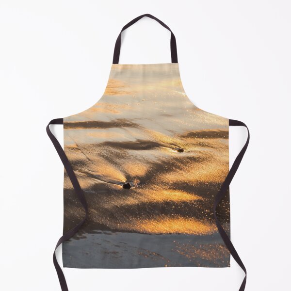 Item preview, Glossy Sunlit Sand Abstract in Gold and Blue designed and sold by Georgia Mizuleva.