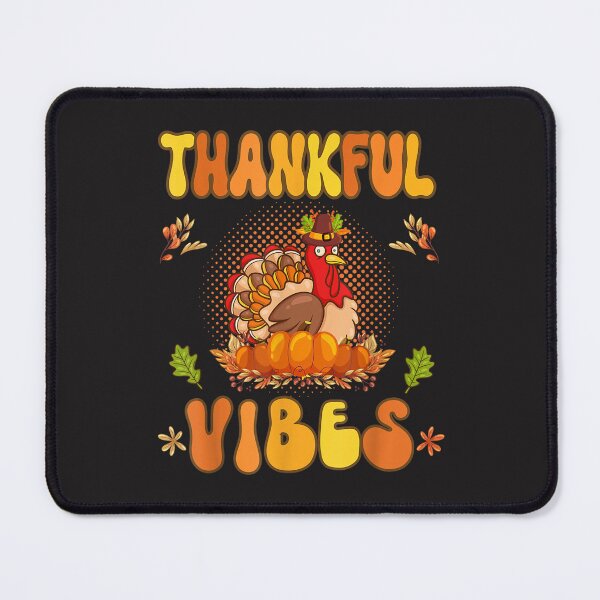 Item preview, Retro Groovy Thankful Vibes Turkey Fall Thanksgiving designed and sold by William Parker.