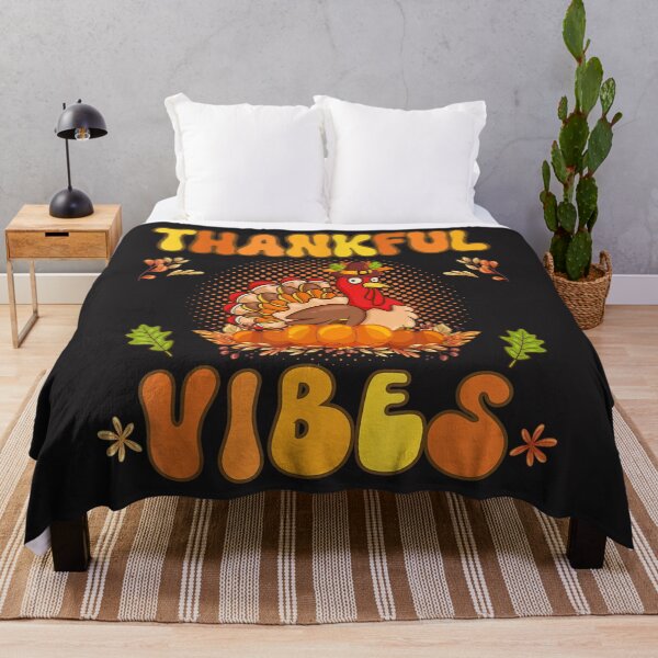 Item preview, Retro Groovy Thankful Vibes Turkey Fall Thanksgiving designed and sold by William Parker.