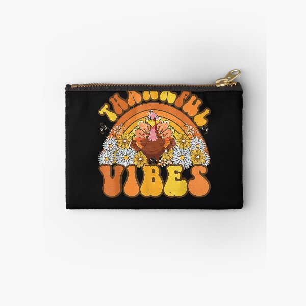 Item preview, Retro Groovy Thankful Vibes Turkey Fall Thanksgiving designed and sold by William Parker.