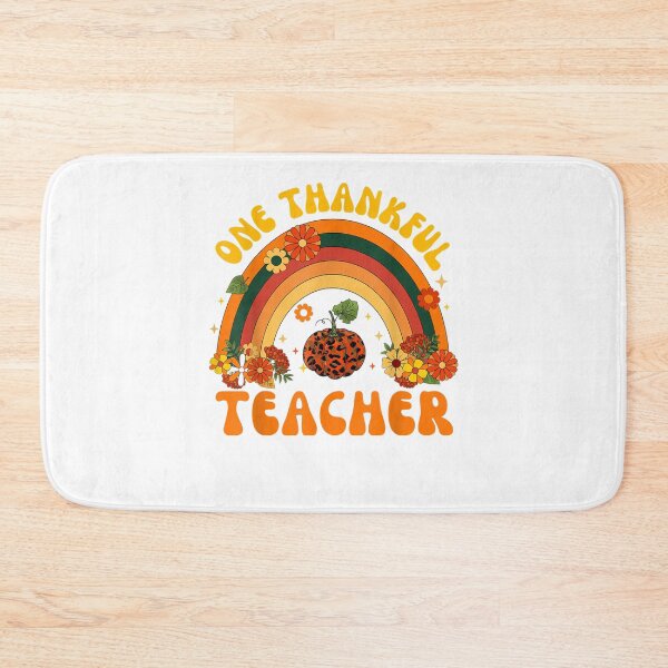 Item preview, Retro One Thankful Teacher Thanksgiving Fall Mens Womens designed and sold by William Parker.