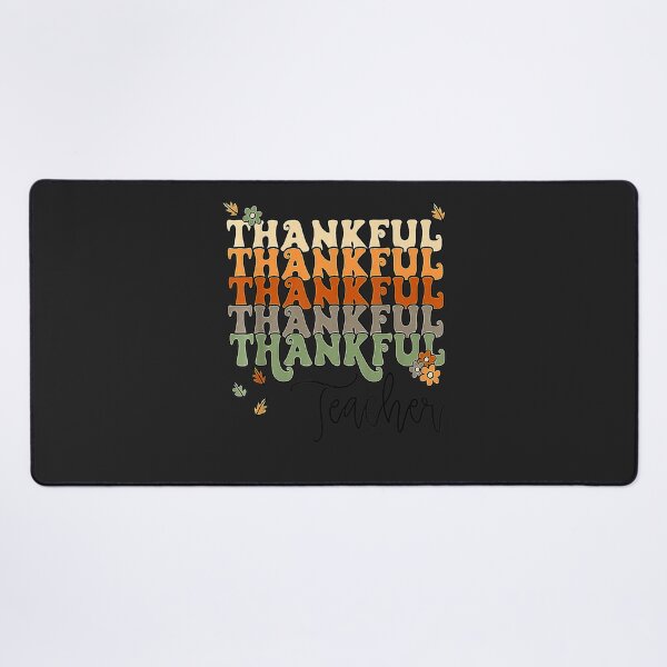 Item preview, Retro Thankful Teacher Grateful Blessed Teacher Thanksgiving designed and sold by William Parker.