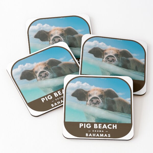Item preview, Visit Pig Beach, Bahamas designed and sold by RabbitK.