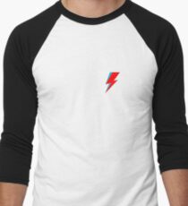 David Bowie Lighting Bolt Baseball ¾ Sleeve T-Shirt
