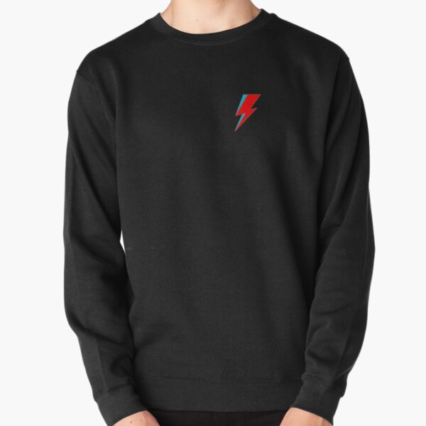 David Bowie Lighting Bolt Pullover Sweatshirt
