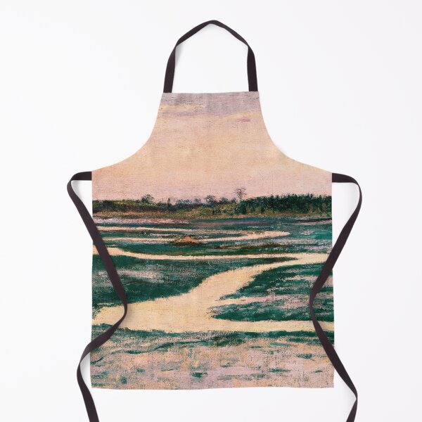Aperçu de l'œuvre Marsh with Pink Sky Vintage Art créée et vendue par vintagevivian.