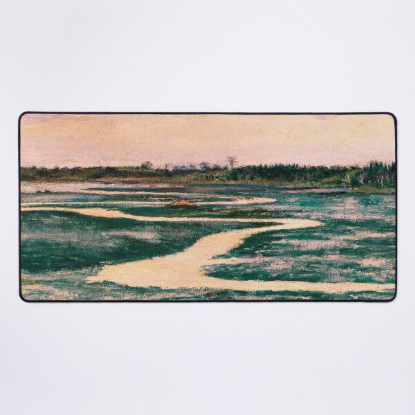 Item preview, Marsh with Pink Sky Vintage Art designed and sold by vintagevivian.