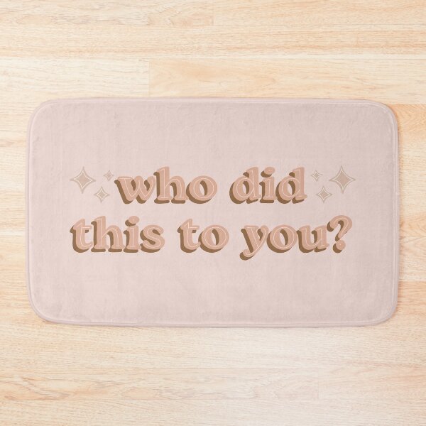Item preview, Who did this to you? | Book trope designed and sold by Harshita Saikia.