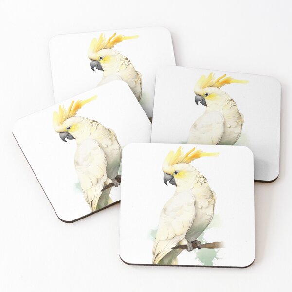Item preview, Yellow Crested Cockatoo Parrot designed and sold by S-Endangered-S.