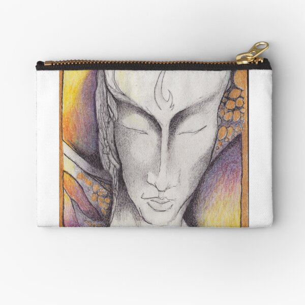 "Gold Nimbus", by Cahl Schroedl, 2018 Zipper Pouch