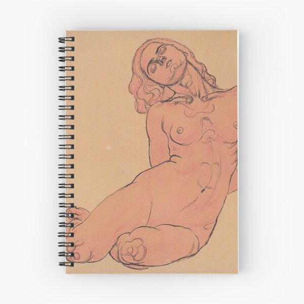 Item preview, Koloman Moser, Kauernde Frau designed and sold by NouveauEra.
