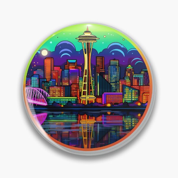 Item preview, Seattle Neon designed and sold by SMRprintdesign.