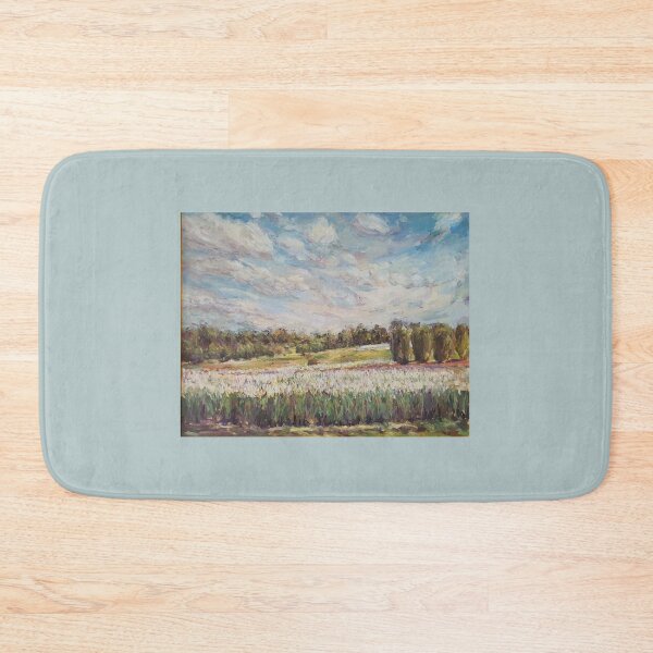 Item preview, A landscape painting of a Market Garden designed and sold by JessicaKeegan.
