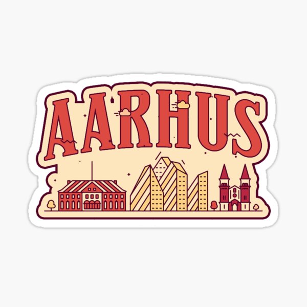 Item preview, Aarhus city designed and sold by SugarSkullAppa.