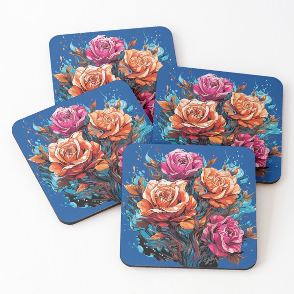 Item preview, Colourful Roses designed and sold by Griffin Door.